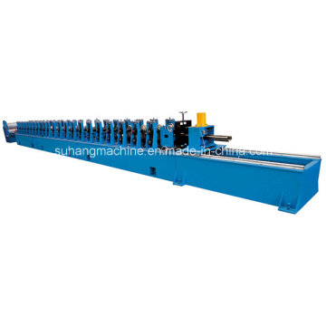 15kw Gear Box Driving PLC Control Roller Door Frame Roll Forming Machine
